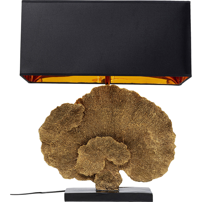 Настольная лампа Golden Coral Черный Золотой Настольная лампа Golden Coral Черный Золотой в Брянске | Loft Concept