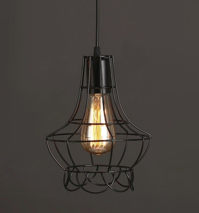 Cветильник Loft Nest Cage №4 Черный Cветильник Loft Nest Cage №4 Черный в Брянске | Loft Concept