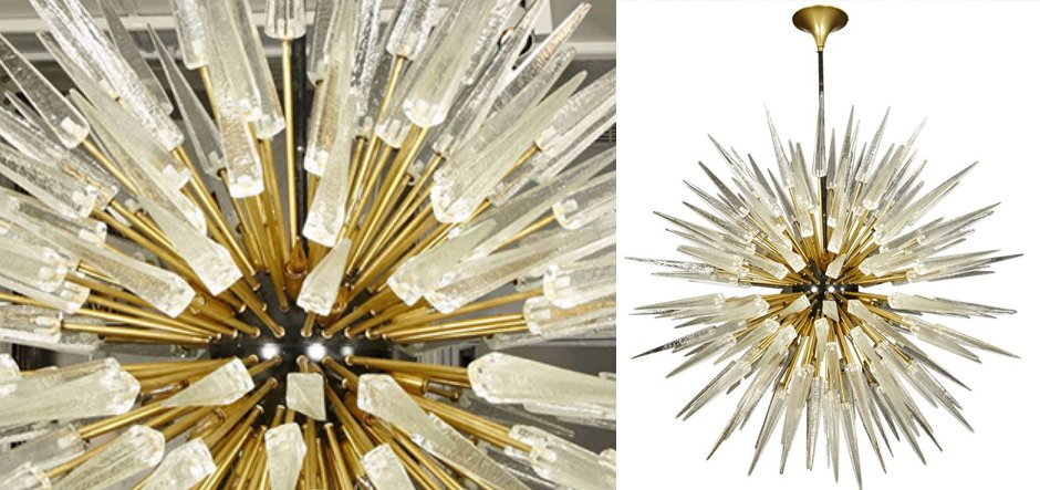 Murano Spike Sputnik Rock Chandelier Murano Spike Sputnik Rock Chandelier - Loft-Concept в Брянске