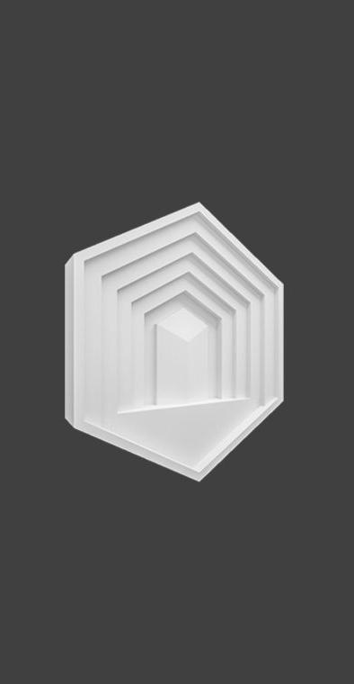 Гипсовая 3D Панель HEXAGON TEMPLE Гипсовая 3D Панель HEXAGON TEMPLE в Брянске