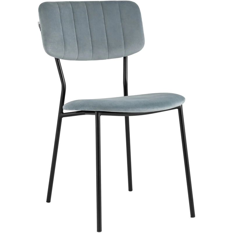 Стул Singer Chair без подлокотника Серо-Голубой Велюр Серо-голубой Черный Стул Singer Chair без подлокотника Серо-Голубой Велюр Серо-голубой Черный в Брянске | Loft Concept