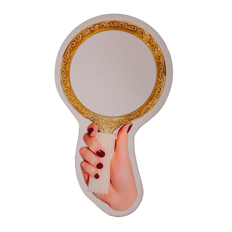Зеркало Seletti Vanity Белый Золотой Зеркало Seletti Vanity Белый Золотой в Брянске | Loft Concept