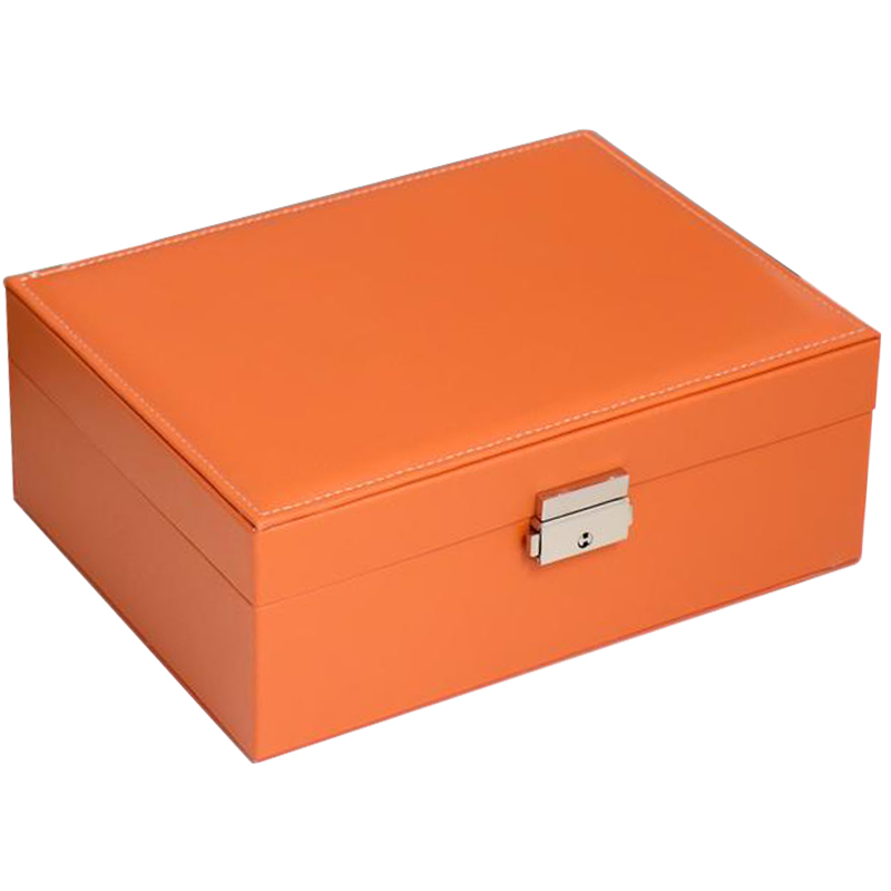 Шкатулка Auburn Jewerly Organizer Box orange Оранжевый Шкатулка Auburn Jewerly Organizer Box orange Оранжевый в Брянске | Loft Concept