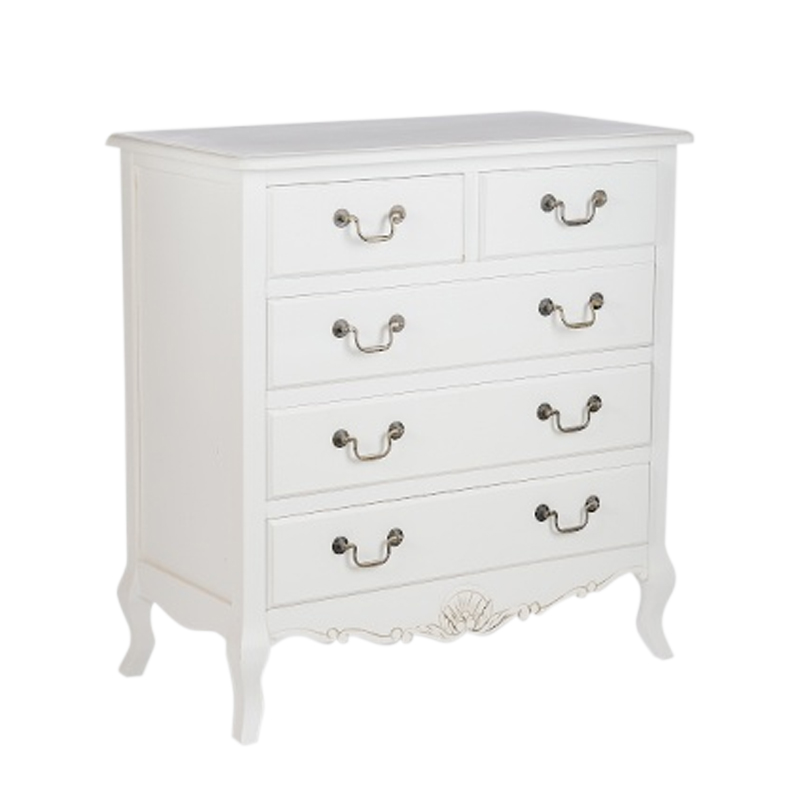 Комод белый в стиле прованс Montmartre Provence White Белый Комод белый в стиле прованс Montmartre Provence White Белый в Брянске | Loft Concept