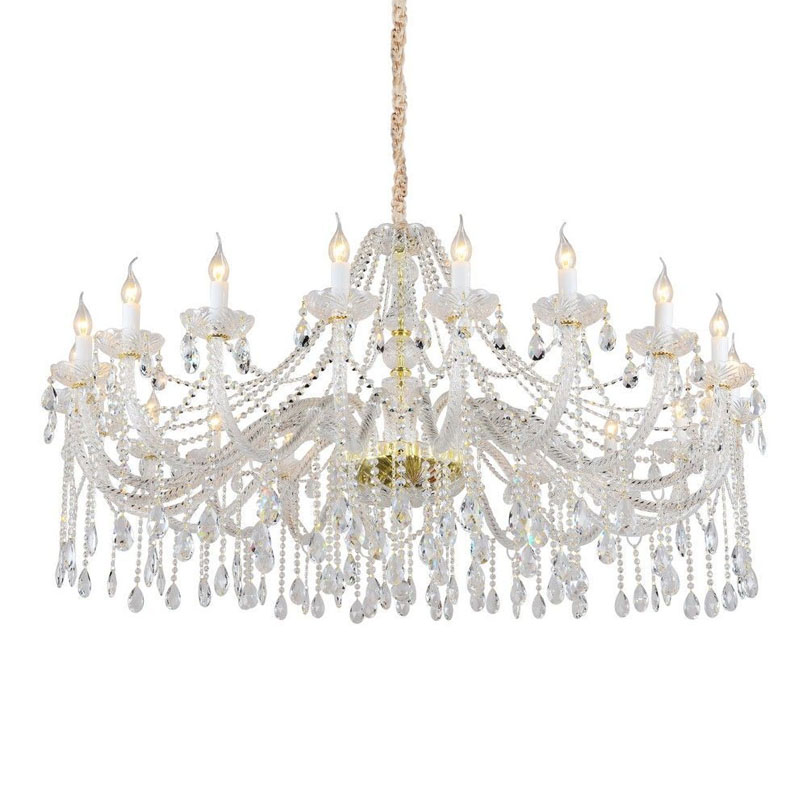Хрустальная Люстра Crystal Feathers Золотая Золотой Хрустальная Люстра Crystal Feathers Золотая Золотой в Брянске | Loft Concept