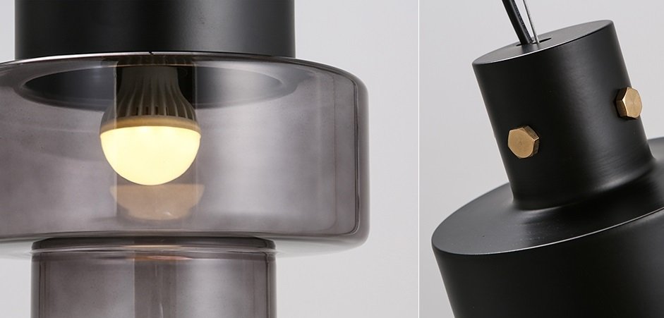 Подвесной светильник Luna Glass Pendant Dark Подвесной светильник Luna Glass Pendant Dark - Loft-Concept в Брянске