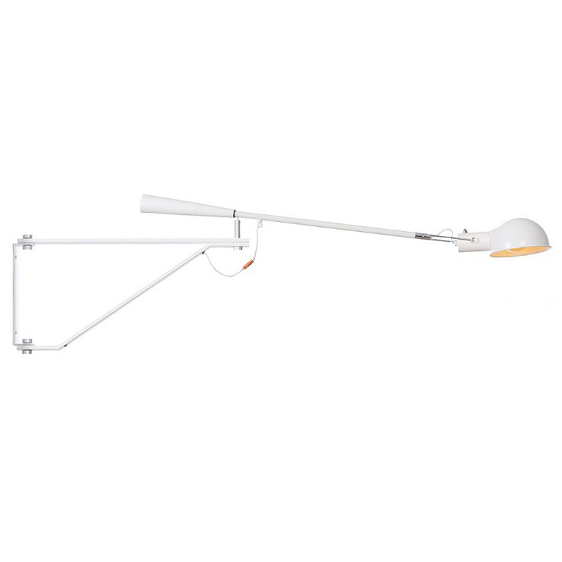 Настенный светильник FLOS Mod 265 Wall Lamp White by Paolo Rizzatto 135 см Белый в Брянске | Loft Concept 