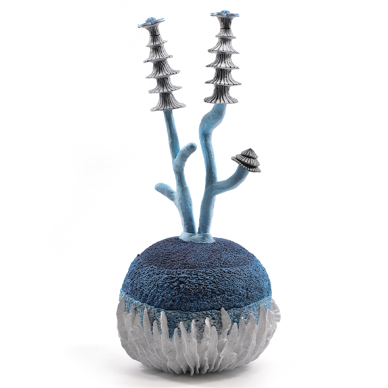 Статуэтка тропический фрукт Pandora Tropical Fruit Blue Reef Синий Белый Голубой в Брянске | Loft Concept 