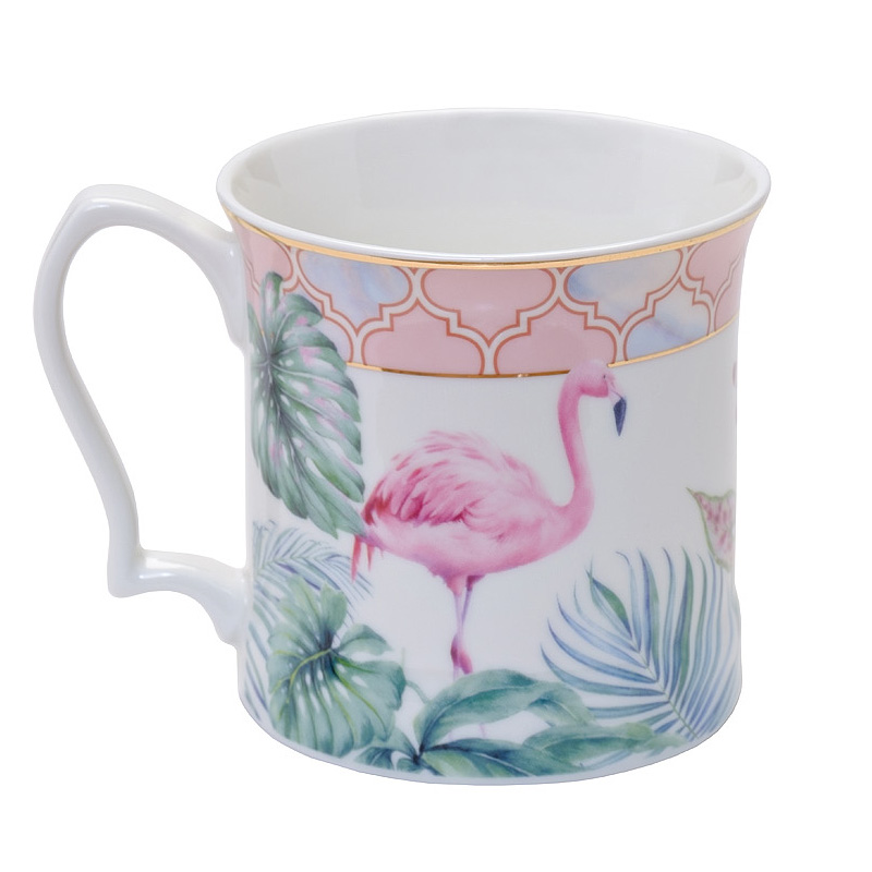 Кружка NATURE Pattern Flamingo Мульти Кружка NATURE Pattern Flamingo Мульти в Брянске | Loft Concept