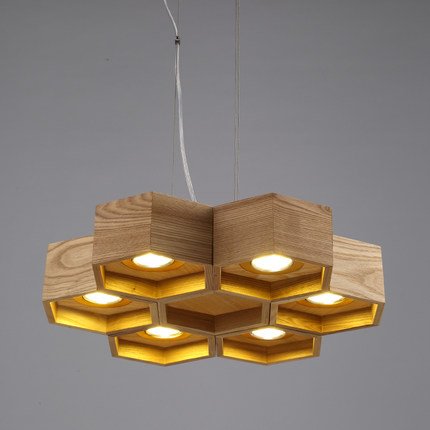 Люстра Honeycomb 6 Loft Wooden Ecolight Люстра Honeycomb 6 Loft Wooden Ecolight в Брянске | Loft Concept