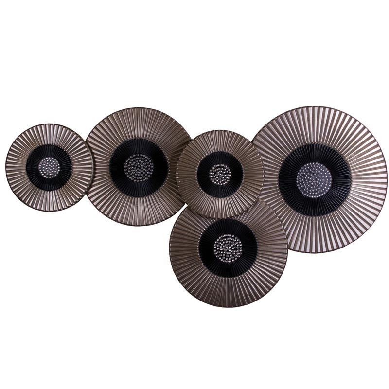 Арт-объект Rhinestone Wall Disc Brown and Black Коричневый Черный Арт-объект Rhinestone Wall Disc Brown and Black Коричневый Черный в Брянске | Loft Concept