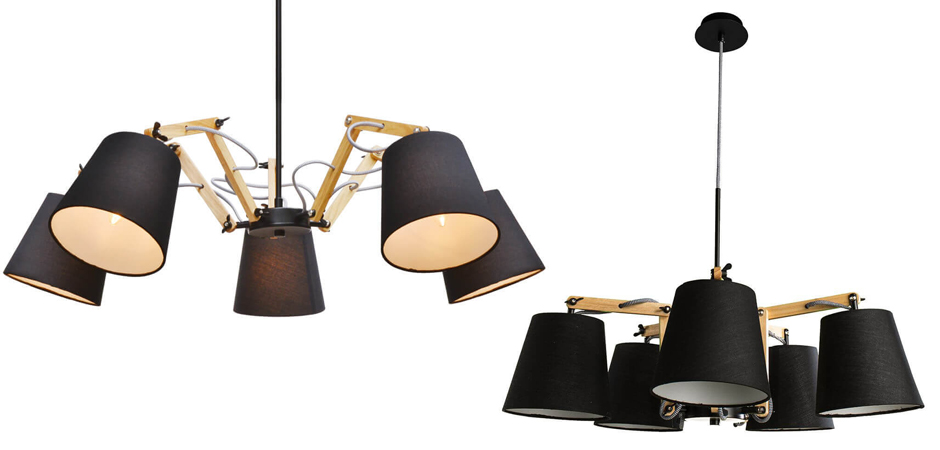 Люстра Woodland Pendant 5 Black Люстра Woodland Pendant 5 Black - Loft-Concept в Брянске