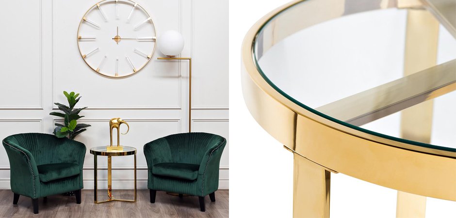 Приставной стол Neoclassic Tee Gold Приставной стол Neoclassic Tee Gold - Loft-Concept в Брянске