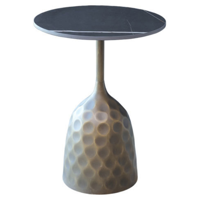 Приставной стол Cluster Surface Bronze Black Stone Side Table Античная Бронза Черный Приставной стол Cluster Surface Bronze Black Stone Side Table Античная Бронза Черный в Брянске | Loft Concept
