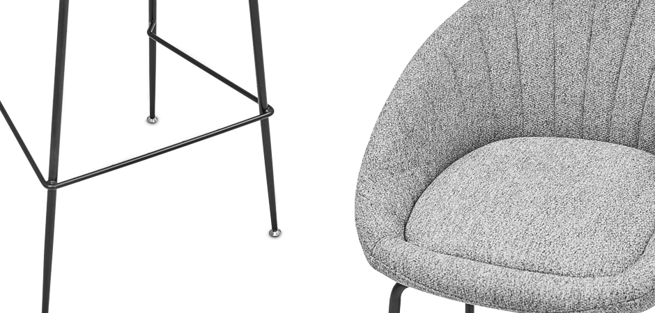 Барный стул Alberto Bar Stool Gray Барный стул Alberto Bar Stool Gray - Loft-Concept в Брянске