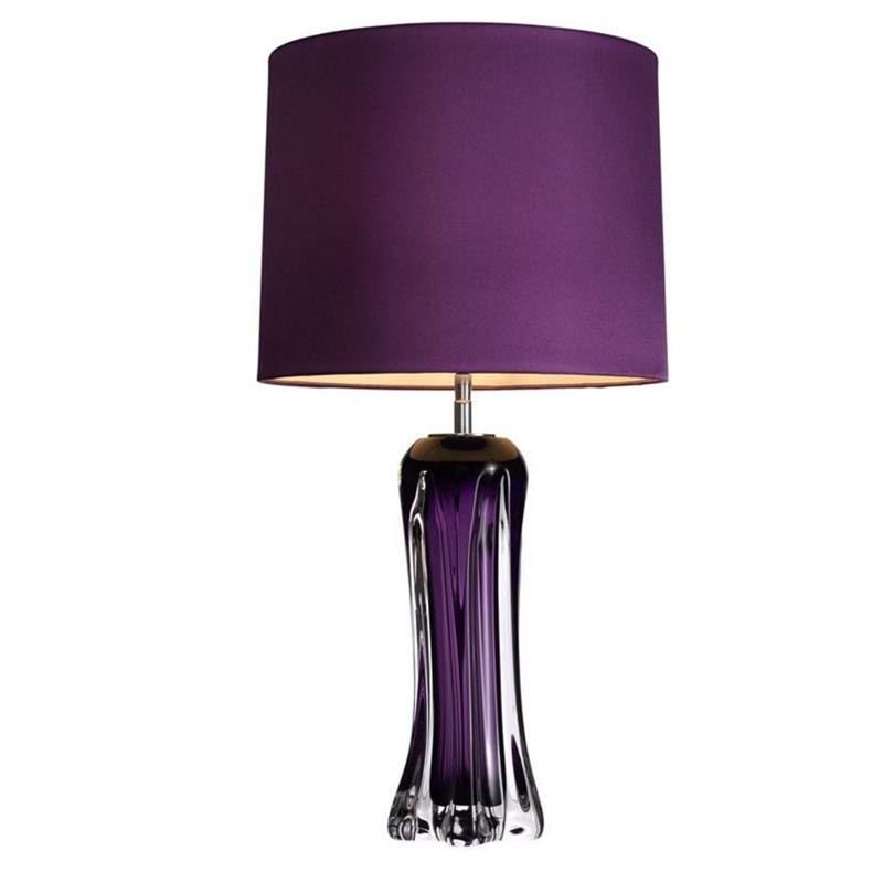 Настольная лампа Vivian Table Lamp Фиолетовый Настольная лампа Vivian Table Lamp Фиолетовый в Брянске | Loft Concept