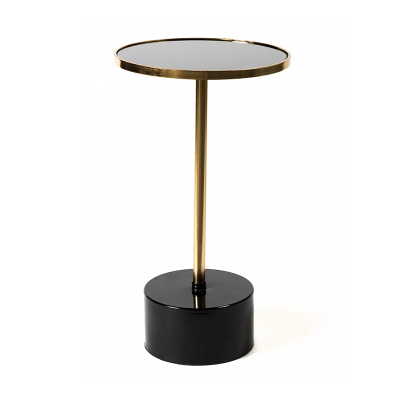 Приставной стол Single-Legged Table round Черный Приставной стол Single-Legged Table round Черный в Брянске | Loft Concept