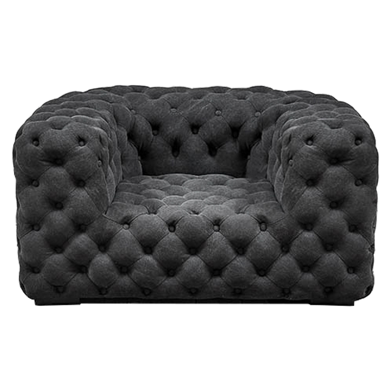 Кресло Soho Tufted Graphite Armchair Графит Кресло Soho Tufted Graphite Armchair Графит в Брянске | Loft Concept