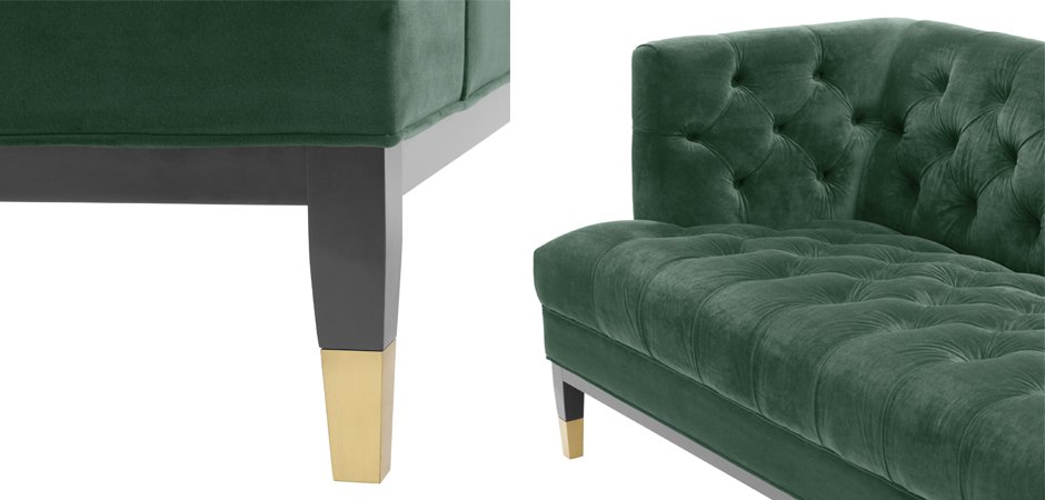 Диван Eichholtz Sofa Castelle dark green Диван Eichholtz Sofa Castelle dark green - Loft-Concept в Брянске