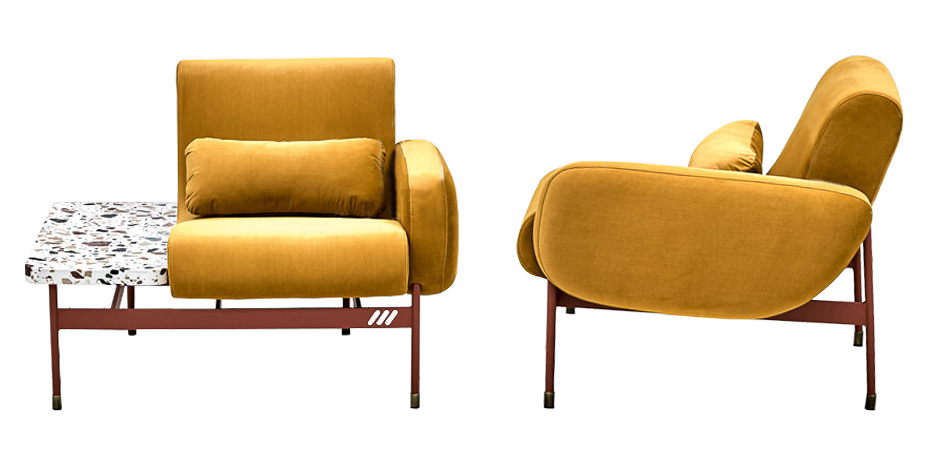 Кресло Mustard and Terrazzo Chair Кресло Mustard and Terrazzo Chair - Loft-Concept в Брянске