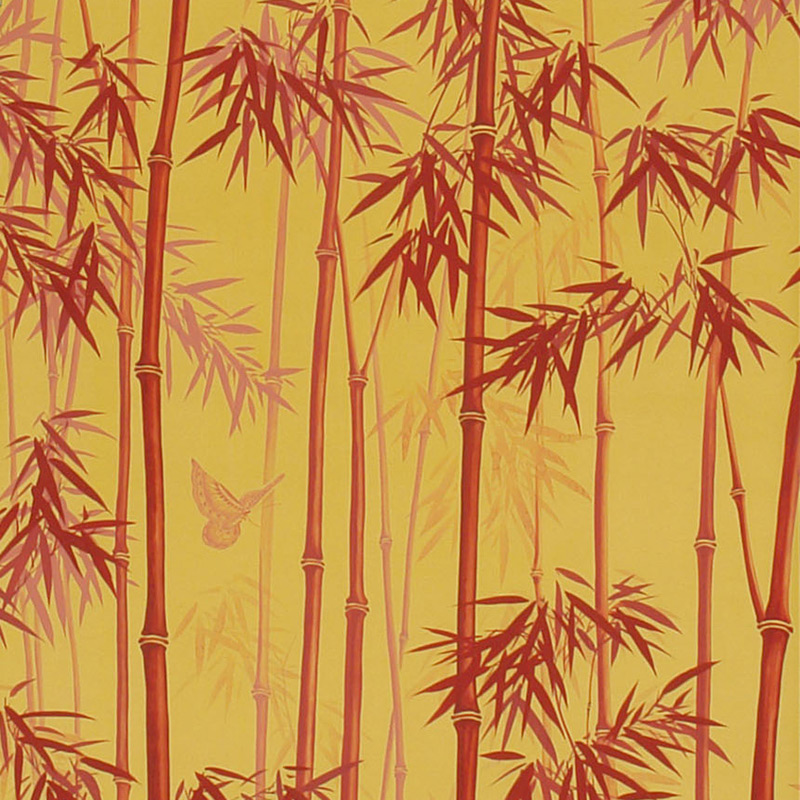 Обои ручная роспись Distant Bamboo Firefly on dyed paper Обои ручная роспись Distant Bamboo Firefly on dyed paper в Брянске | Loft Concept