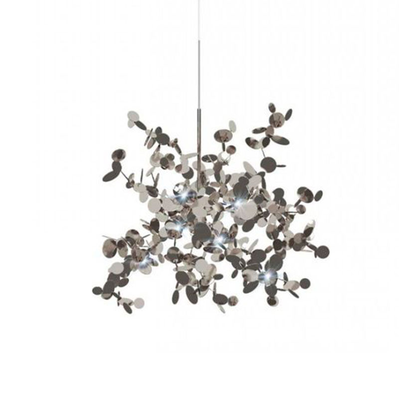 Люстра Terzani Argent Suspension Silver Pendant lamp диаметр 40 Серебряный Люстра Terzani Argent Suspension Silver Pendant lamp диаметр 40 Серебряный в Брянске | Loft Concept