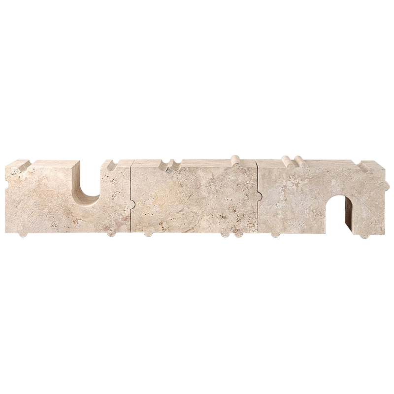 Модульная каменная скамья Hume Modular Stone Bench дизайн Kelly Wearstler Песочный Модульная каменная скамья Hume Modular Stone Bench дизайн Kelly Wearstler Песочный в Брянске | Loft Concept