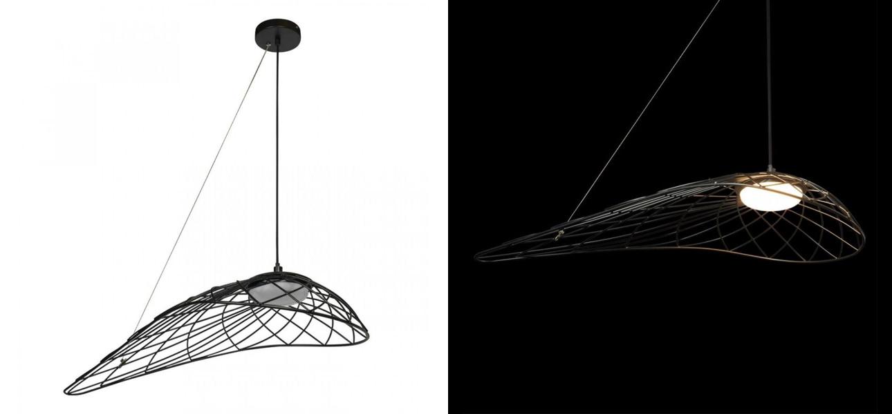 Светильник подвесной Friture Vertigo Pendant Black 57 см - фото №2