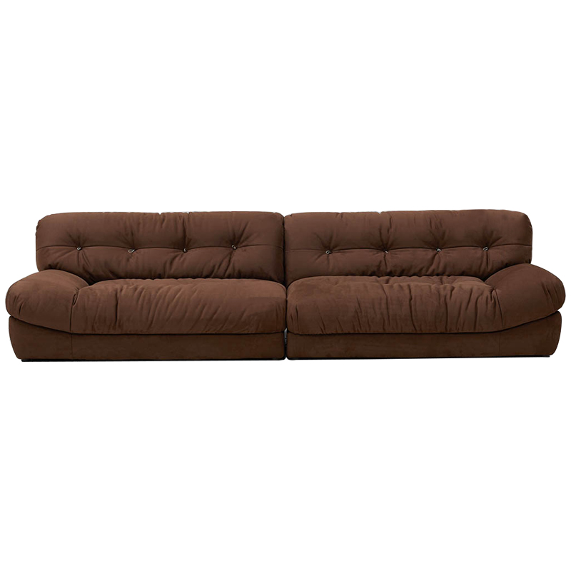 Диван коричневый Harlan Sofa Brown Коричневый в Брянске | Loft Concept 