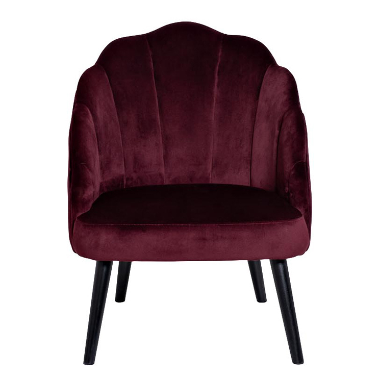 Кресло FolioFlower Armchair burgundy Бургундский красный Черный Кресло FolioFlower Armchair burgundy Бургундский красный Черный в Брянске | Loft Concept