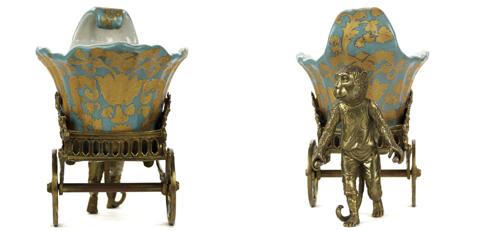 Чаша Monkey and Pale Blue Cart Чаша Monkey and Pale Blue Cart - Loft-Concept в Брянске