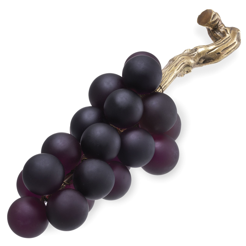 Аксессуар Eichholtz Object french grapes Purple Пурпурно-фиолетовый Винтажная латунь Аксессуар Eichholtz Object french grapes Purple Пурпурно-фиолетовый Винтажная латунь в Брянске | Loft Concept