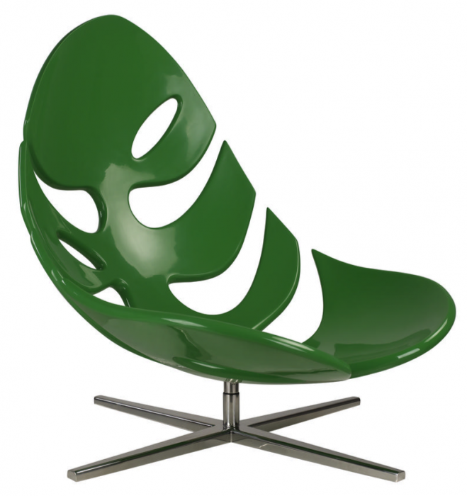 Кресло Monstera lounge chair Черный Зеленый Белый в Брянске | Loft Concept 