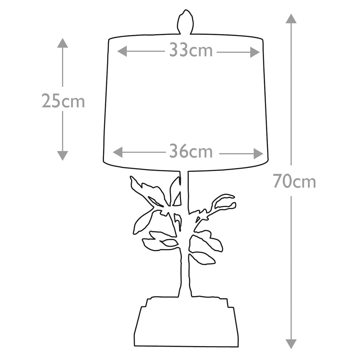 Настольная лампа с кремовым льняным цилиндрическим абажуром и ножкой в форме золотистой ветки Gilded Nola в Брянске