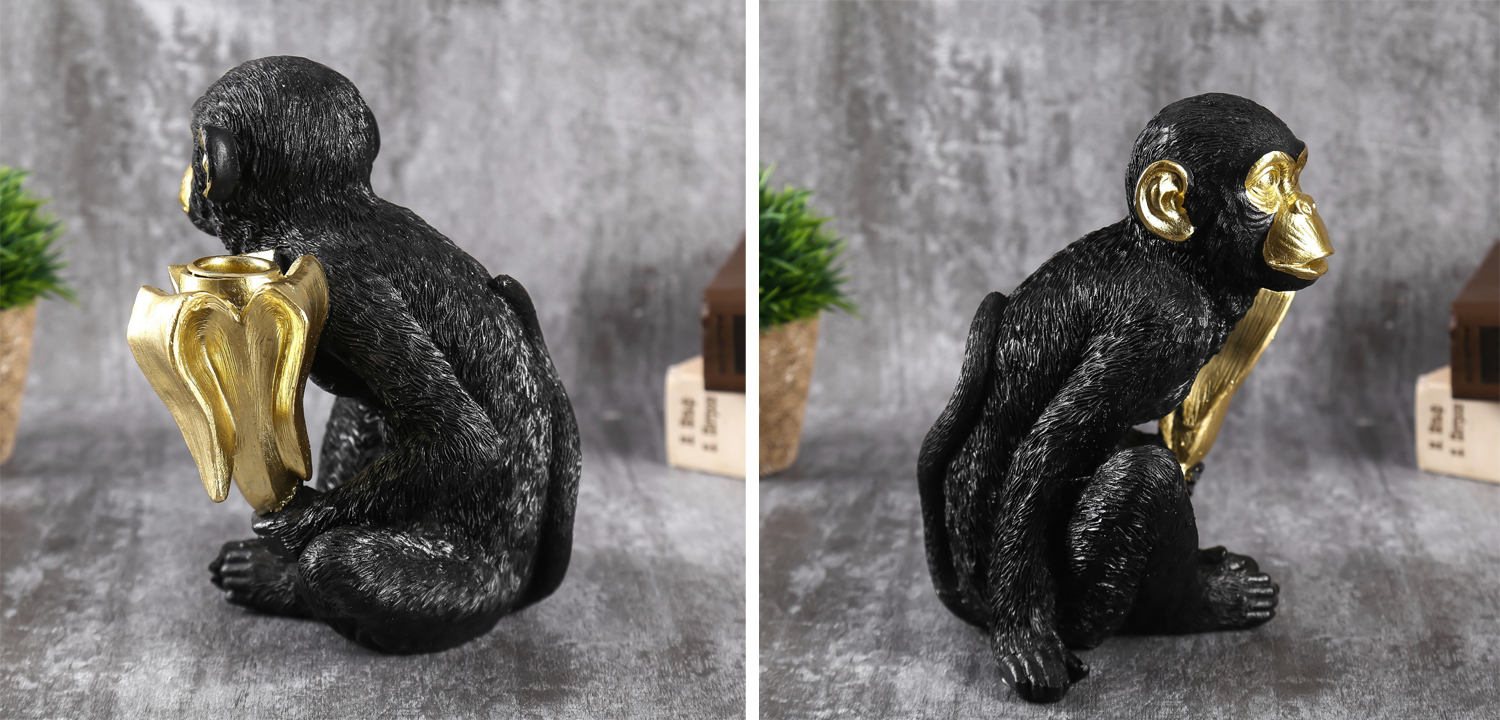 Подсвечник Black Monkey - фото