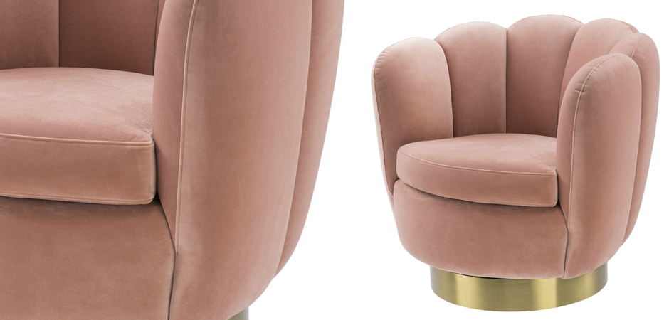 Кресло Eichholtz Swivel Chair Mirage nude Кресло Eichholtz Swivel Chair Mirage nude - Loft-Concept в Брянске