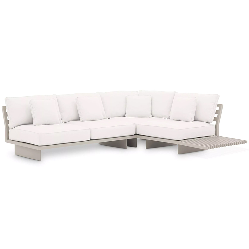 Модульный диван Eichholtz Sofa Royal Palm Белый Бежевый Белый Бежевый Модульный диван Eichholtz Sofa Royal Palm Белый Бежевый Белый Бежевый в Брянске | Loft Concept