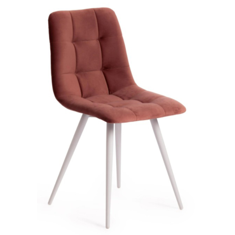 Стул Nancy Coral Chair Коралловый Белый Стул Nancy Coral Chair Коралловый Белый в Брянске | Loft Concept