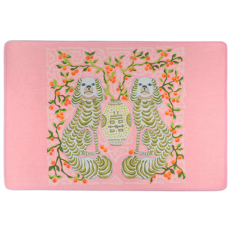 Ковер Two Dogs Rug pink Розовый Мульти в Брянске | Loft Concept 