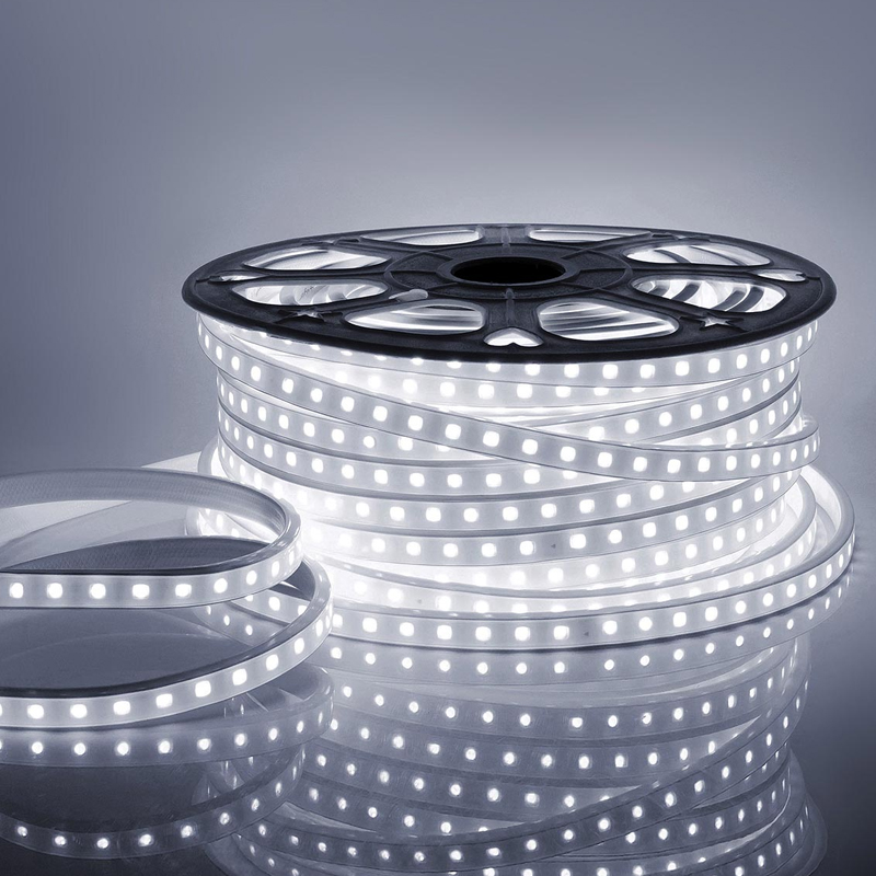 Светодиодная влагозащищенная лента 6W/m 60LED/m 2835SMD холодный белый 50M Белый в Брянске | Loft Concept 