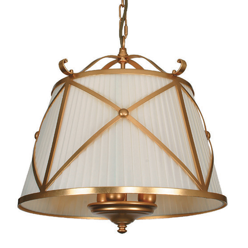 Люстра абажур Provence Lampshade Light Gold Chandelier Бежевый Золотой Люстра абажур Provence Lampshade Light Gold Chandelier Бежевый Золотой в Брянске | Loft Concept