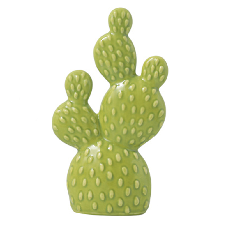 Статуэтка Flat Cactus Салатовый Статуэтка Flat Cactus Салатовый в Брянске | Loft Concept