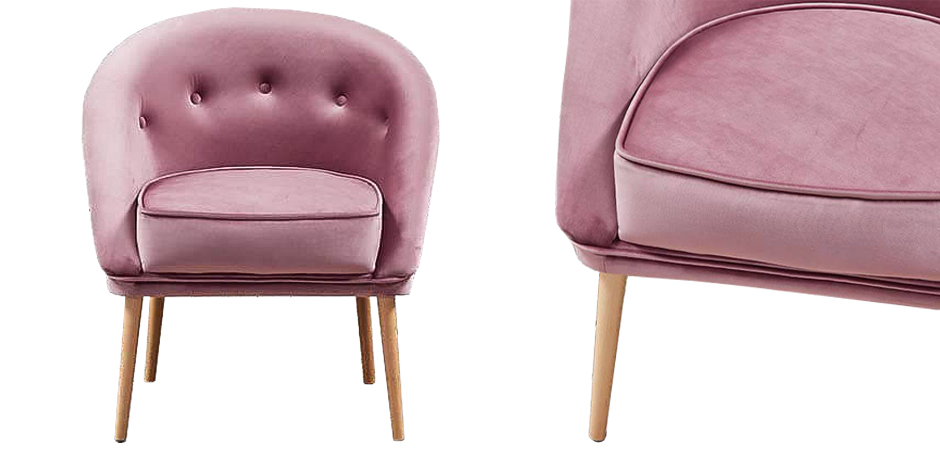 Кресло Gwyn Chair pink Кресло Gwyn Chair pink - Loft-Concept в Брянске