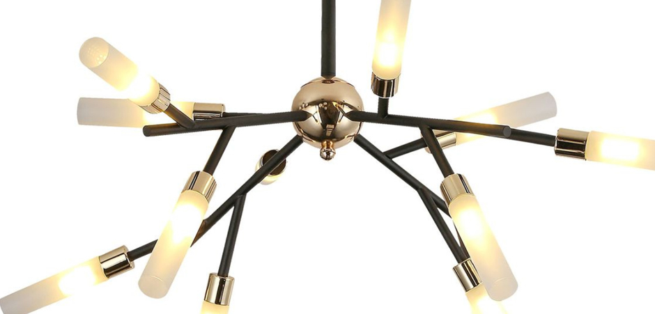 Люстра White Tube Valley Arredoluce Chandelier 12 Люстра White Tube Valley Arredoluce Chandelier 12 - Loft-Concept в Брянске