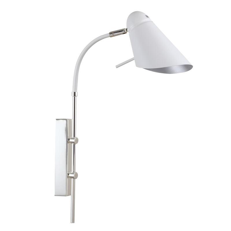 Бра Silvi Sconce Серебряный Белый Бра Silvi Sconce Серебряный Белый в Брянске | Loft Concept