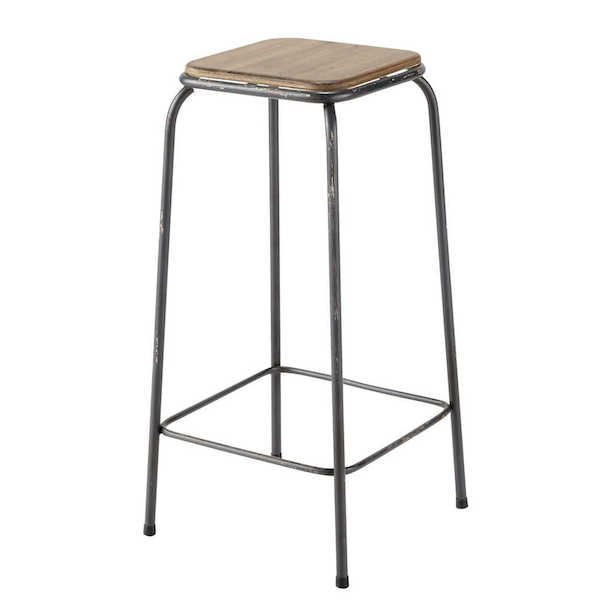 Барный стул Industrial Metal Rust Kraft Barstool Коричневый Сталь Барный стул Industrial Metal Rust Kraft Barstool Коричневый Сталь в Брянске | Loft Concept