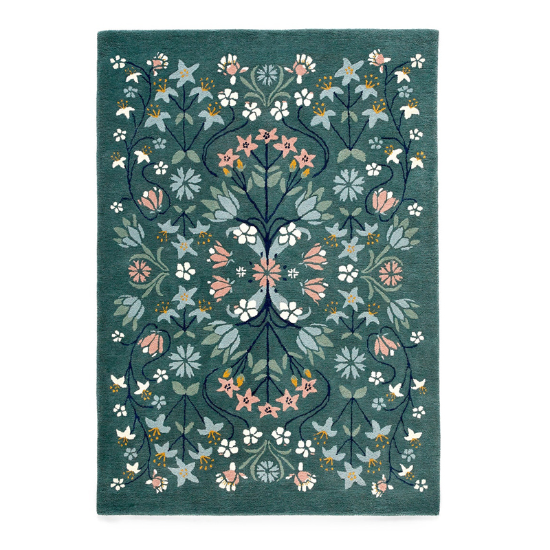 Ковер Floral Pattern 100% шерсть Мульти Ковер Floral Pattern 100% шерсть Мульти в Брянске | Loft Concept