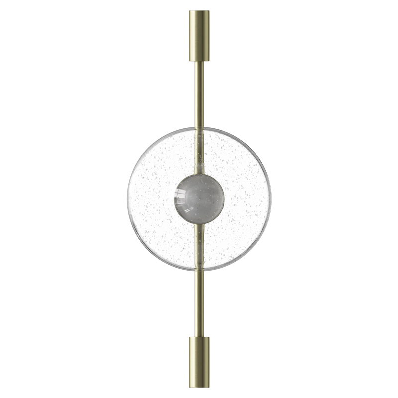 Бра Balance brass Латунь Прозрачный Бра Balance brass Латунь Прозрачный в Брянске | Loft Concept