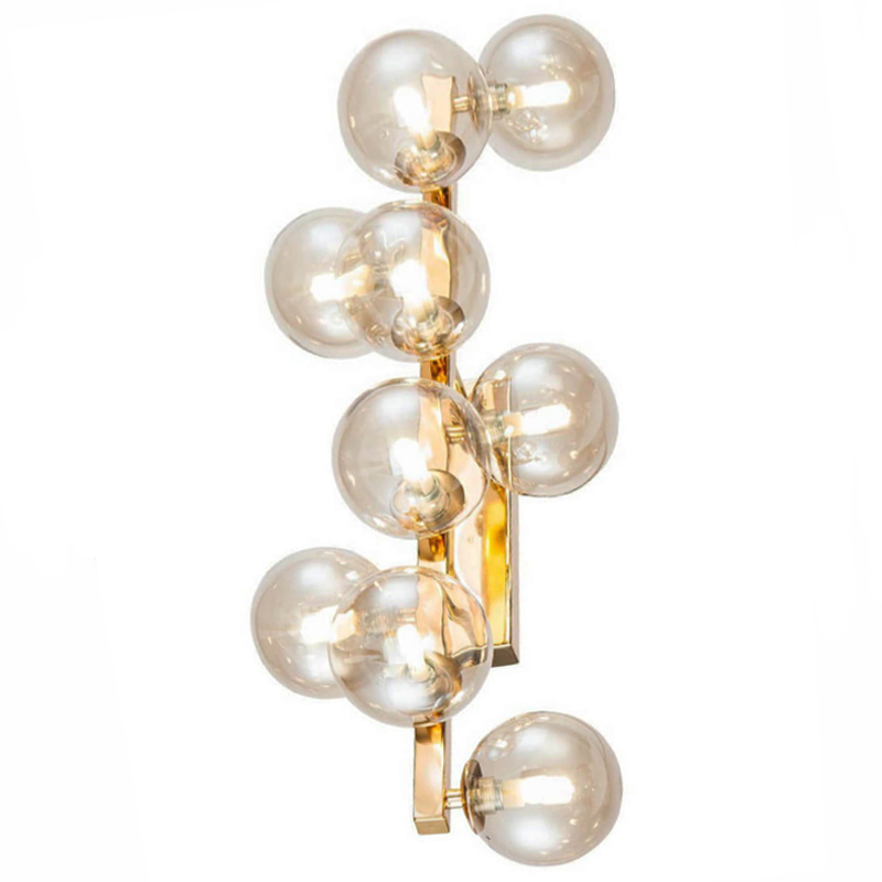 Бра Berries Chandelier Amber 9 Глянцевое золото Янтарь (Amber) Бра Berries Chandelier Amber 9 Глянцевое золото Янтарь (Amber) в Брянске | Loft Concept