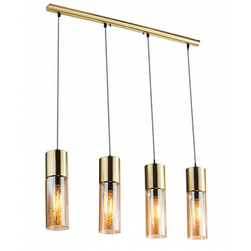Люстра Cylinder Plafond gold 4 Золотой Янтарный Люстра Cylinder Plafond gold 4 Золотой Янтарный в Брянске | Loft Concept
